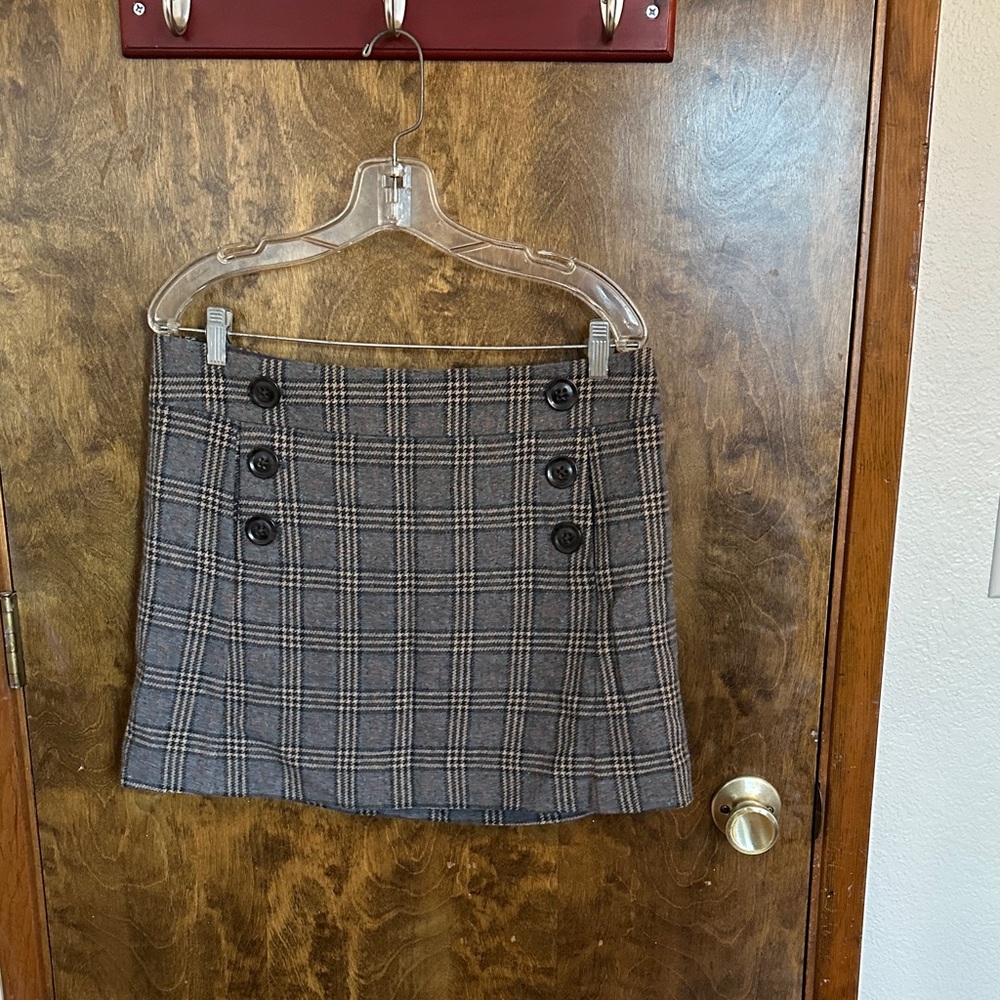 GAP Plaid Mini Skirt